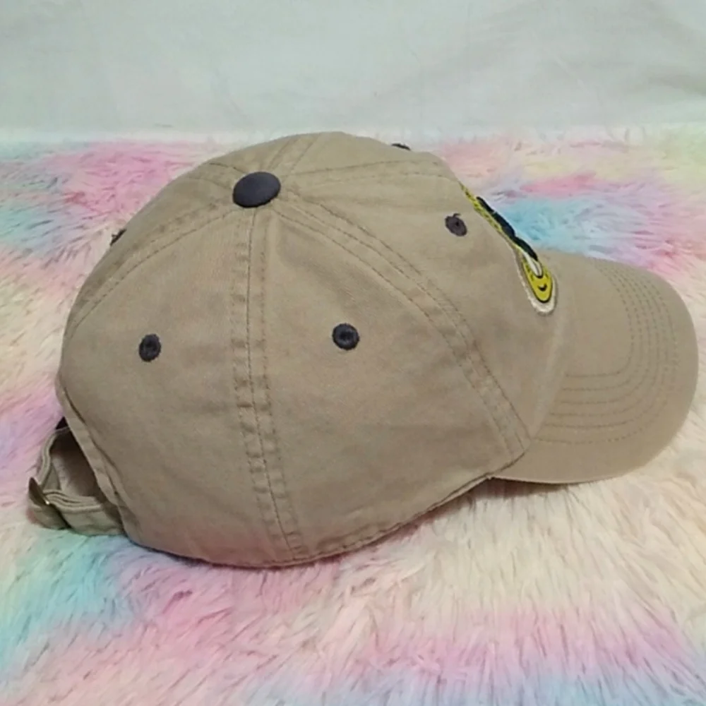 Vintage The University Of Michigan Wolverines Adjustable Back Hat UNISEX